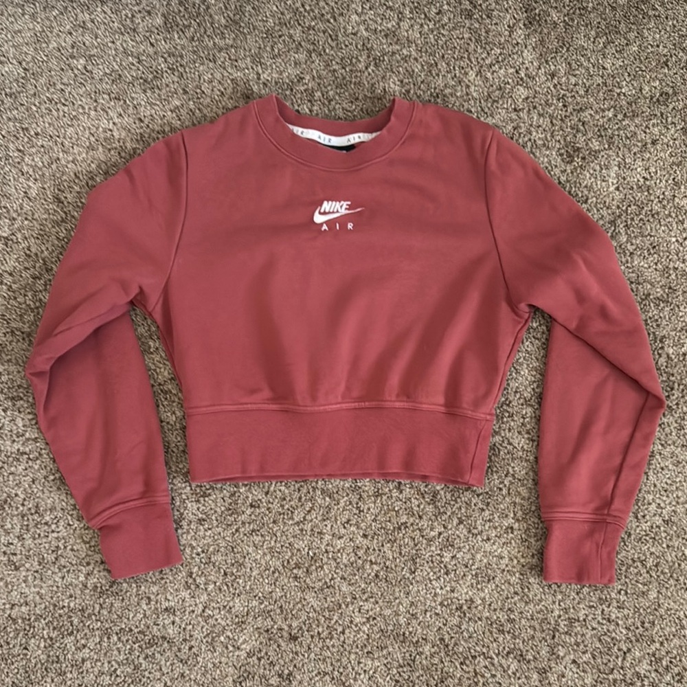Nike Girls Cropped Sweatshirt-size M